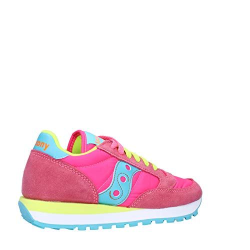 SAUCONY Sneakers Saucony Jazz Original in Camoscio 1044 Pink - Yellow Size:5,5 SAUCONY Sneakers Saucony Jazz Original in Camoscio 1044 Pink - Yellow Size:5,5