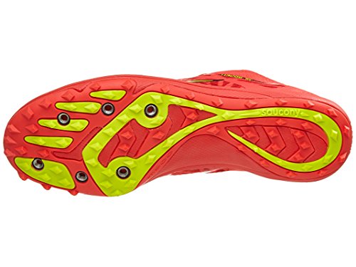 Saucony Women's Havok XC Spike Sneakers, Red, 5 M Saucony Women's Havok XC Spike Sneakers, Red, 5 M