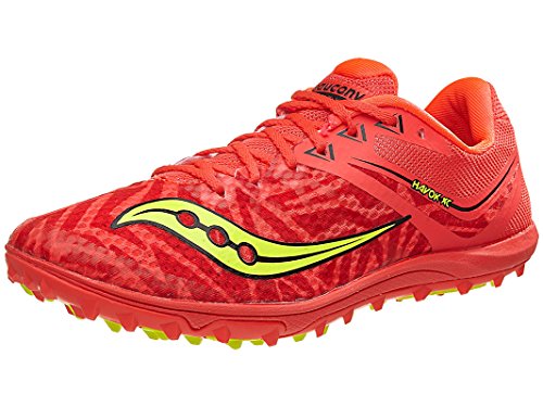 Saucony Women's Havok XC Spike Sneakers, Red, 5 M