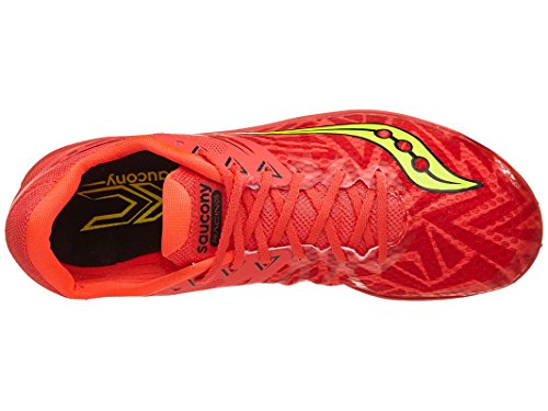 Saucony Women's Havok XC Spike Sneakers, Red, 5 M