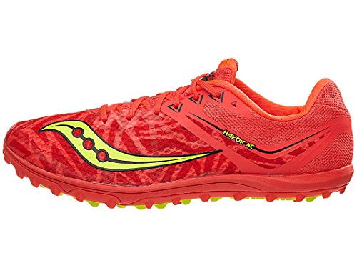 Saucony Women's Havok XC Spike Sneakers, Red, 5 M