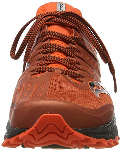 Saucony Xodus ISO 3, Zapatillas de Running Hombre, Naranja (Orange/Black 36), 44 EU