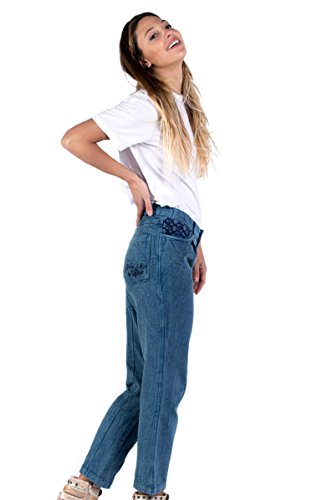 Savage Culture Capri II Pantalones, Azul (Azul 001), (Tamaño del Fabricante:XL) para Mujer