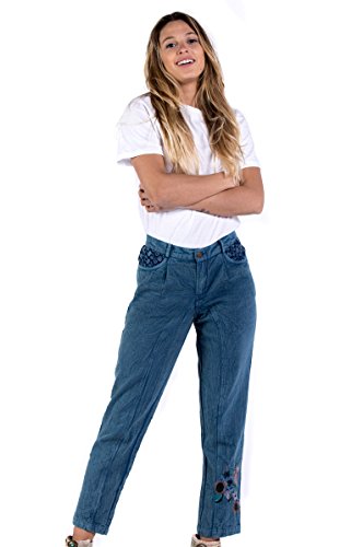Savage Culture Capri II Pantalones, Azul (Azul 001), (Tamaño del Fabricante:XL) para Mujer Savage Culture Capri II Pantalones, Azul (Azul 001), (Tamaño del Fabricante:XL) para Mujer