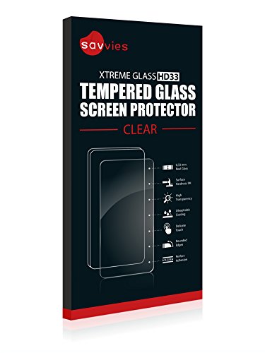 savvies Cristal Templado Compatible con Garmin D2 Charlie/Tactix Charlie Protector Pantalla Vidrio Proteccion 9H Pelicula Anti-Huellas