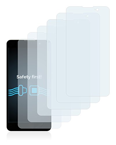 savvies Protector Pantalla Compatible con UMI C1 (6 Unidades) Pelicula Ultra Transparente