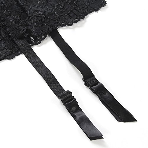 Sbra Mujer Amplio Cord¨®n Cinto Suspensorio Ligas(negro) Sbra Mujer Amplio Cord¨®n Cinto Suspensorio Ligas(negro)