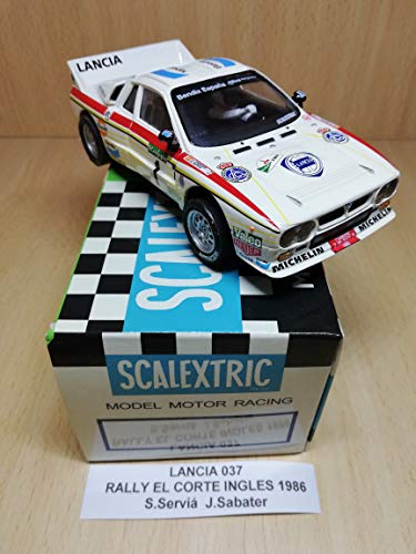 SCALEXTRIC Lancia 037 Rally EL Corte INGLÉS 1986 S.Serviá J.Sabater Coleccion Planeta MITICOS