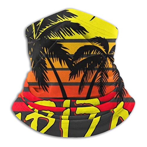Scarf Headband,Ibiza Vintage Sun 12-In 1 Headwear, Protector Facial Deportivo De Poliéster para Ciclismo De Caza Al Aire Libre,26x30cm