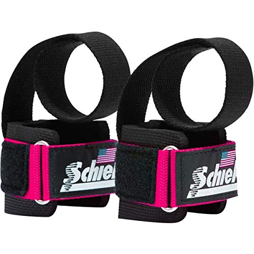 Schiek - Agarraderas con muñequera Rosa 1000PLS Schiek - Agarraderas con muñequera Rosa 1000PLS