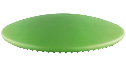 Schildkröt fitness seat cushion fit, cojín de equilíbrio inflable, con funda de tela y bomba, incluye póster de ejercicios, 960037