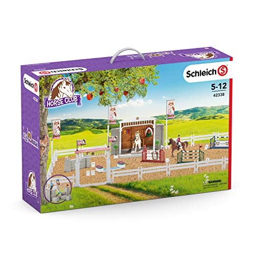 Schleich- Colección Horse Club Gran Concurso Ecuestre con Caballos, 111 cm (42338) Schleich- Colección Horse Club Gran Concurso Ecuestre con Caballos, 111 cm (42338)
