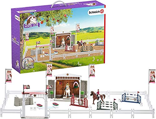 Schleich- Colección Horse Club Gran Concurso Ecuestre con Caballos, 111 cm (42338) Schleich- Colección Horse Club Gran Concurso Ecuestre con Caballos, 111 cm (42338)