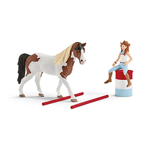 Schleich - Set de Monta Americana con múltiples Funciones y Accesorios, Colección Horse Club