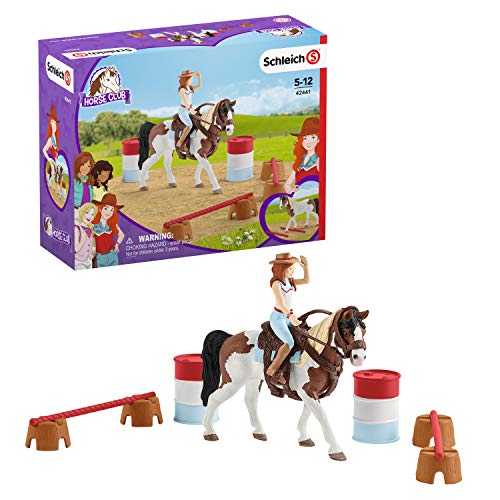 Schleich - Set de Monta Americana con múltiples Funciones y Accesorios, Colección Horse Club