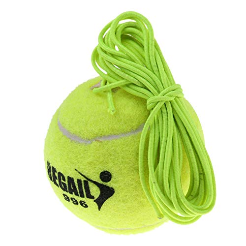 Schneespitze 5Pcs Tenis Trainer,Cuerda de Goma de Alta Elasticidad Tenis de Entrenamiento Accesorio Tenis Principiante para Entrenamiento de Tenis,Verde