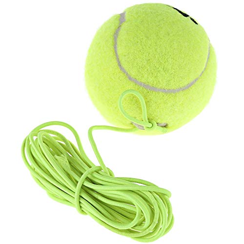 Schneespitze 5Pcs Tenis Trainer,Cuerda de Goma de Alta Elasticidad Tenis de Entrenamiento Accesorio Tenis Principiante para Entrenamiento de Tenis,Verde