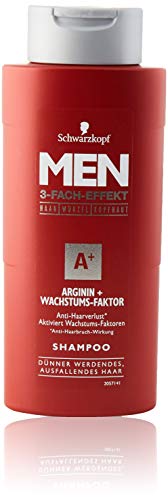 Schwarzkopf HOMBRES champú arginina factor de crecimiento, 250 ml