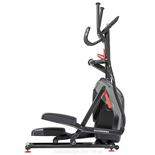 Schwinn 510E Bicicleta elíptica, Unisex-Adult, Negro/Rojo, One Size