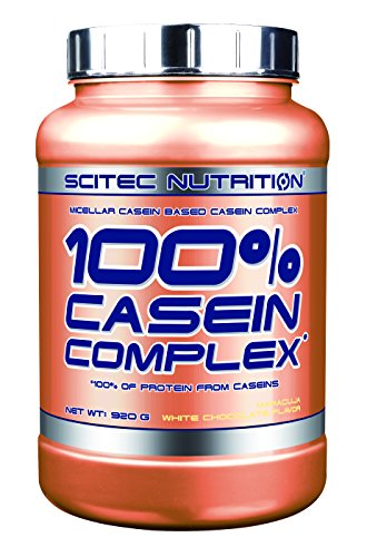 SCITEC 100% Caseína Complejo 920g CANTALUPO CHOCOLATE BLANCO