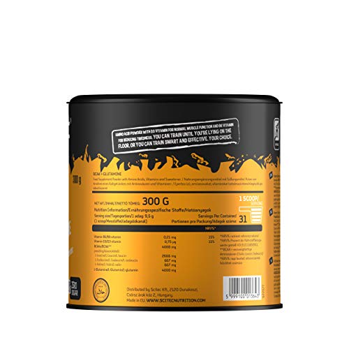 Scitec Gym BCAA & Glutamine pre/intra-workout powder, té de fresa, 300 g Scitec Gym BCAA & Glutamine pre/intra-workout powder, té de fresa, 300 g