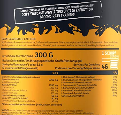 Scitec Gym Essential Aminos & Caffeine pre/intra workout powder, manzana - 300 g Scitec Gym Essential Aminos & Caffeine pre/intra workout powder, manzana - 300 g