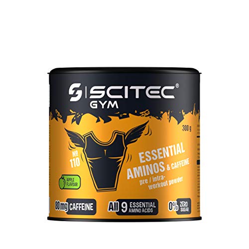 Scitec Gym Essential Aminos & Caffeine pre/intra workout powder, manzana - 300 g