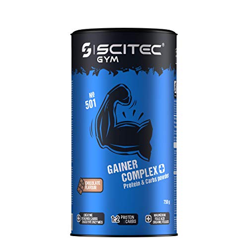 Scitec Gym Gainer Complex+ Protein & Carbs powder, chocolate - 750 g