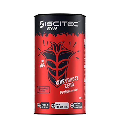 Scitec Gym WheyBro+ Zero Protein powder, fresa - 500 g Scitec Gym WheyBro+ Zero Protein powder, fresa - 500 g