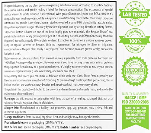 Scitec Nutrition 100% Plant Protien Vainilla Plátano 900 gr