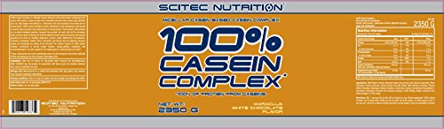 Scitec Nutrition Casein Complex Proteína Chocolate Blanco Maracuyá - 2350 g Scitec Nutrition Casein Complex Proteína Chocolate Blanco Maracuyá - 2350 g