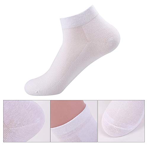 SCOBUTY Calcetines Deportivos,Calcetines para hombres,calcetines cortos para hombres, calcetines deportivos en algodón, tela transpirable - ideales para hacer ejercicio, trotar - 6 pares