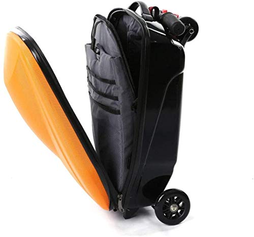 Scooter Casos de Hombres y Mujeres Maleta Maleta de la Caja del Ordenador para Adultos Cajas de Vara de Estudiantes Vespa Caja de la Carretilla,Orange