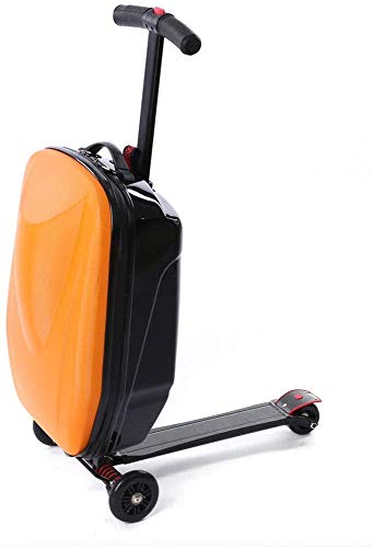 Scooter Casos de Hombres y Mujeres Maleta Maleta de la Caja del Ordenador para Adultos Cajas de Vara de Estudiantes Vespa Caja de la Carretilla,Orange