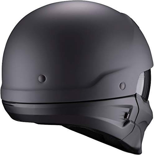 Scorpion Casco de moto EXO-COMBAT EVO Matt Black, Negro, S Scorpion Casco de moto EXO-COMBAT EVO Matt Black, Negro, S