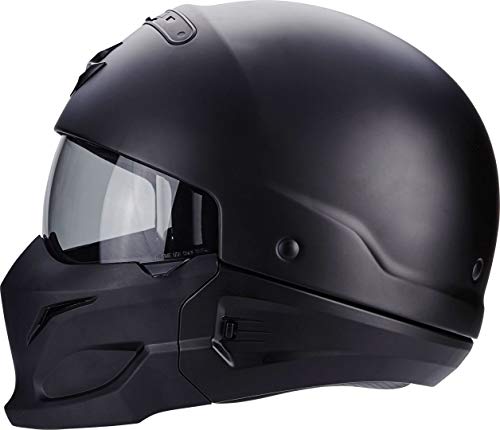 Scorpion Casco Moto exo-combat, Matt black, l Scorpion Casco Moto exo-combat, Matt black, l