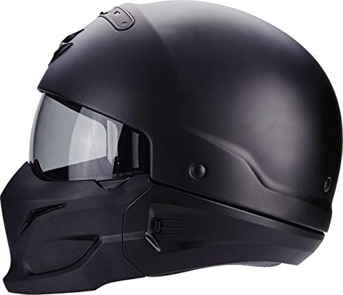 Scorpion Casco Moto exo-combat, Matt black, l