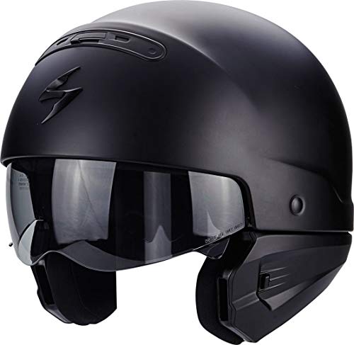 Scorpion Casco Moto exo-combat, Matt black, l