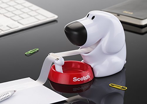 Scotch - Dispensador cinta con diseño de perro (incluye cinta adhesiva)