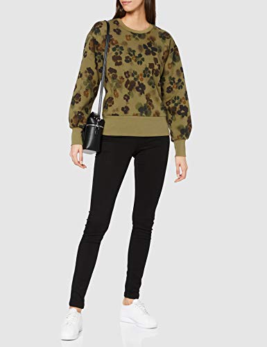 Scotch & Soda Maison Allover Printed Crewneck with Balloon Sleeves Sudadera, 0587 Combo H, M para Mujer Scotch & Soda Maison Allover Printed Crewneck with Balloon Sleeves Sudadera, 0587 Combo H, M para Mujer