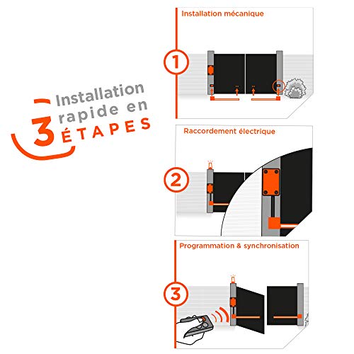 SCS Sentinel Opengate 1 - Motorización de Gato para Puerta Corredera, 24 V