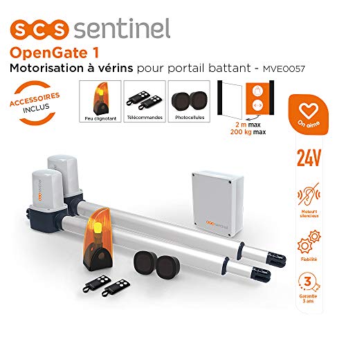 SCS Sentinel Opengate 1 - Motorización de Gato para Puerta Corredera, 24 V SCS Sentinel Opengate 1 - Motorización de Gato para Puerta Corredera, 24 V