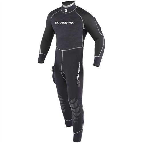 Scubapro NovaScotia Steamer - Traje de neopreno para hombre, 6,5 mm, color negro - XL