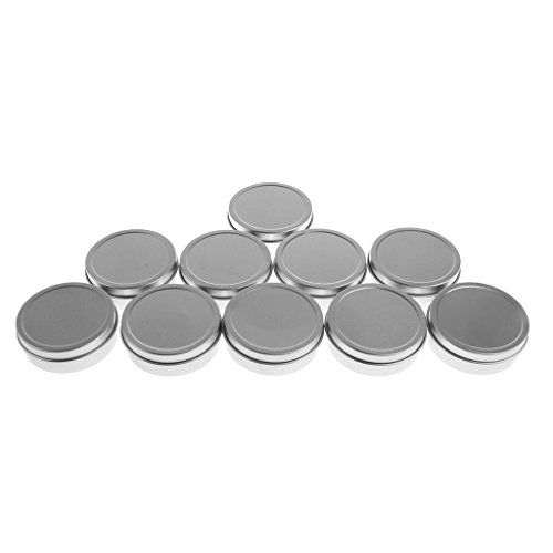 SDENSHI 10x 60ml Tarro de Almacenamiento de Lata de Aluminio Envases de Cosméticos Tapas de Rosca SDENSHI 10x 60ml Tarro de Almacenamiento de Lata de Aluminio Envases de Cosméticos Tapas de Rosca