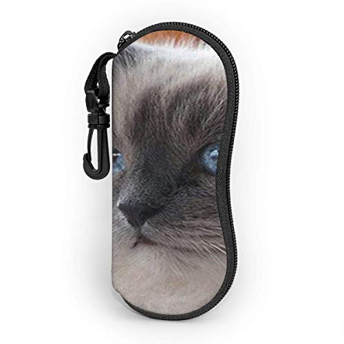 SDFGJ Estuche para gafas suave con mosquetón, estuche para gafas de sol portátil Adorable Green SDFGJ Estuche para gafas suave con mosquetón, estuche para gafas de sol portátil Adorable Green