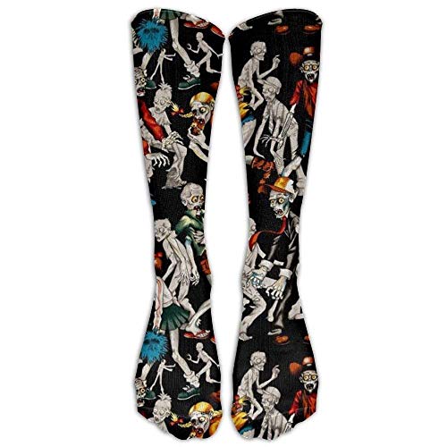 SDFGSE Haunted House Zombie Knee High Graduated Compression Socks for Women and Men - Best Medical, Nursing, Travel & Fligh- Running & Fitness SDFGSE Haunted House Zombie Knee High Graduated Compression Socks for Women and Men - Best Medical, Nursing, Travel & Fligh- Running & Fitness