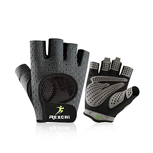 SDFY Guantes Gimnasio Gym Guantes Transpirable con Protección Completa de Muñeca y Palma Gym Guantes de Entrenamiento para Hombre y Mujer Ajuste cómodo Ideal para Fitness/Crossfit/dominadas/Ciclismo