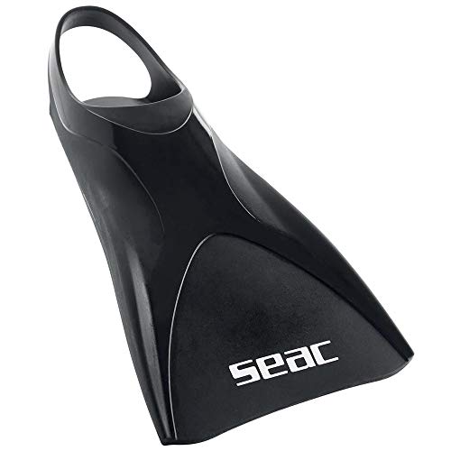 SEAC Aletas Atom - Aletas de Entrenamiento para natación, Color Negro, Talla 43-45 SEAC Aletas Atom - Aletas de Entrenamiento para natación, Color Negro, Talla 43-45