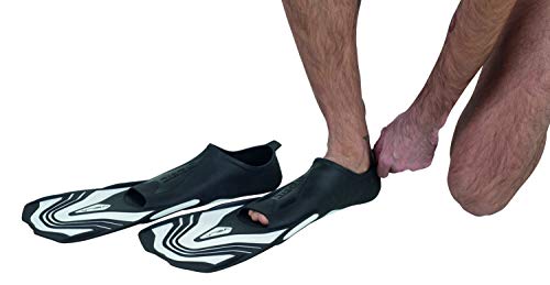 SEAC Vela Aletas Cortas para Entrenamiento de natación en la Piscina y Snorkeling, Adultos Unisex, Blanco, 40/41 SEAC Vela Aletas Cortas para Entrenamiento de natación en la Piscina y Snorkeling, Adultos Unisex, Blanco, 40/41