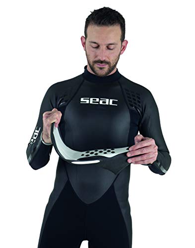 SEAC Vela Aletas Cortas para Entrenamiento de natación en la Piscina y Snorkeling, Adultos Unisex, Blanco, 40/41 SEAC Vela Aletas Cortas para Entrenamiento de natación en la Piscina y Snorkeling, Adultos Unisex, Blanco, 40/41